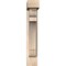 Ekena Millwork Olympic Block Smooth Bracket w/ Offset Brace, Douglas Fir, 5 1/2"W x 20"D x 32"H BKT0604X20X32OLY05SDF - alternate 2